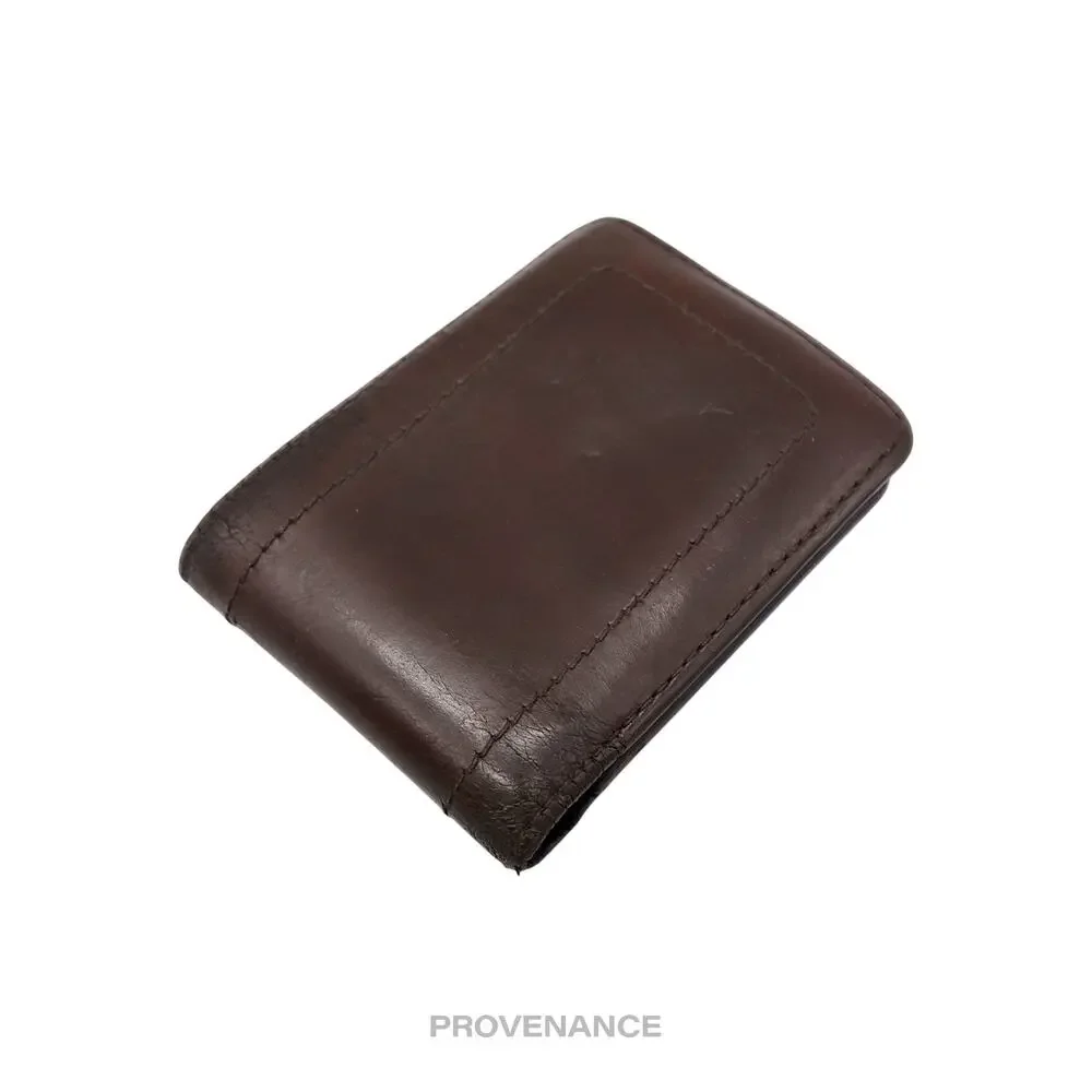 🔴 Louis Vuitton 6CC Bifold Wallet - Utah Brown Leather